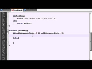 AJAX Tutorial - 7 - Communicating with the Server