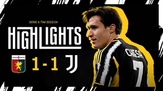 HIGHLIGHTS: GENOA 1-1 JUVENTUS | CHIESA BACK ON THE SCORESHEET