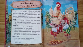 The Rooster and Two Little Mice