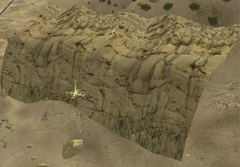 DG:uintah escarpment mp18 sandstone cliff 3 50 m spline (FD reskin)