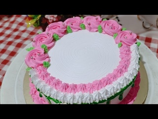 SIMPLE BIRTHDAY CAKE DECORATION...