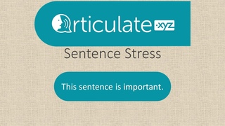 How sentence stress changes meaning in English