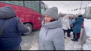 Подвоз бюджетников в поддержку властей за счёт бюджета. Смотрите до конца. Башкортостан, Уфа