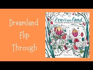 Dreamland Coloring Wimsical Worlds Flip  Through