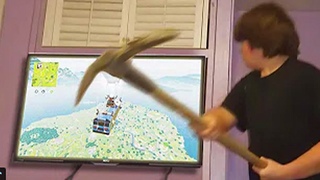 ANGRY PARENTS DESTROY KIDS ELECTRONICS