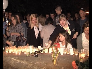 Свеча памяти жертв теракта в Беслане
