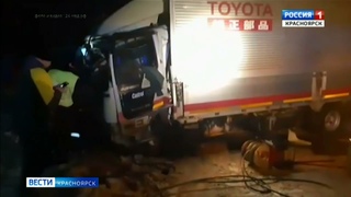 В Канском районе столкнулись два большегруза