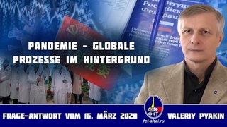 Corona-Pandemie  welche Ziele werden verfolgt (Valeriy Pyakin )