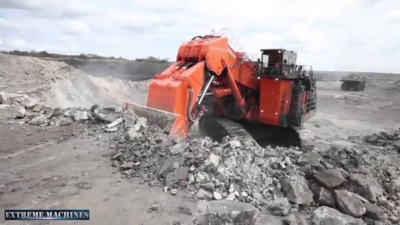 Самый большой гидравлический экскаватор в мире Hitachi EX8000 6,