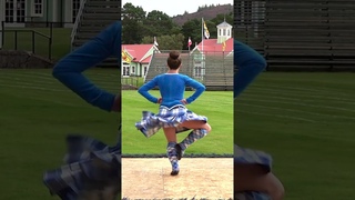 Champion Scottish Highland dancer Rachael Walker giving a “Barracks Johnny’ dance display #shorts