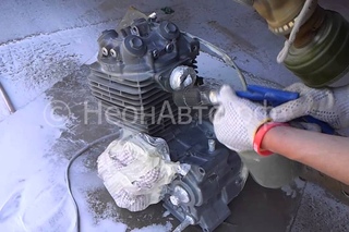 Пескоструй двигателя мотоцикла Honda
