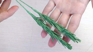 DIY ☆ Колосок из гофрированной бумаги ☆ Бумажный декор ☆ Анна Тюмерова ☆ Paper tutorial
