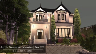 Little Newcrest Mansion | Stop Motion Build | No CC | The Sims 4