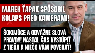 Doživotná STOPKA v televízii? Marek Ťapák narobil poriadky s médiami a progresívcami! Teraz poviem