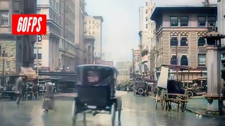Portland, 1917 in Color! [60fps,Remastered]