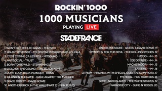 Massive Rock Concert: 1000 Musicians Perform Live in Paris! | Rockin'1000