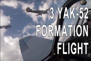 Yak-52 Formation. Полеты строем як-52.