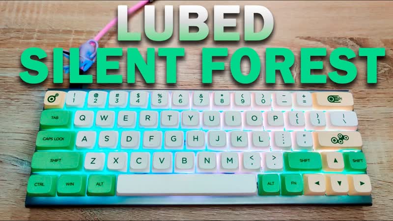 Outemu Silent Forest Typing Sounds LUBED, FILMED, DUROCK SPRINGS , Outemu Silent Forest