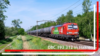 DBC 193 312 komt met Styreentrein door Haaren