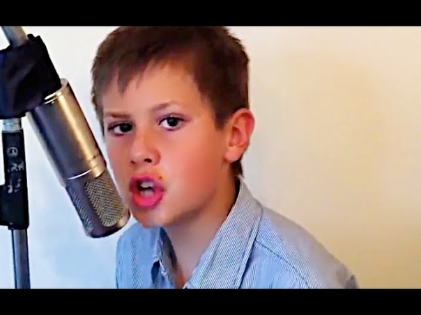 12 year old boy Jared Cardona singing A Thousand Miles Vanessa Carlton cover ( Parke avenue