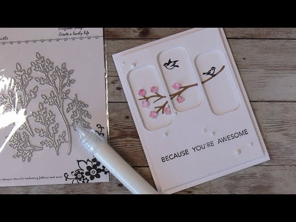 Tri Window Clean and Simple Card Making, Handmade, Any