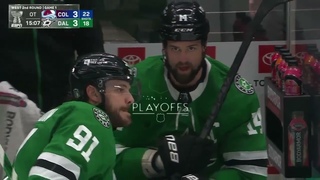 Alex Georgiev absolutely robs Seguin in OT with a huge save in game 1 vs Stars (7 may 2024)