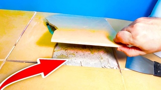 I’ve finally used this amazing method! Broken tile removal and replacement DIY