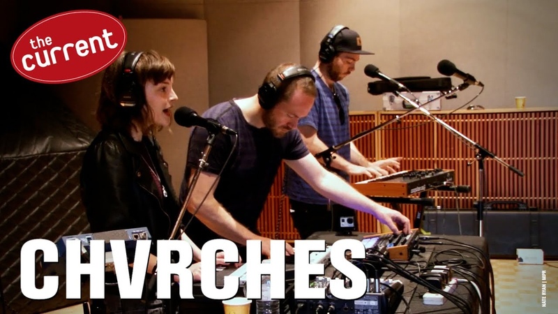 Chvrches three songs for The Current (2013; 2015;