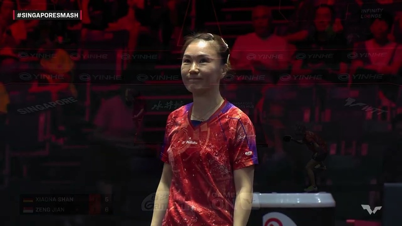 Xiaona Shan vs Zeng Jian, WS R64, Singapore Smash