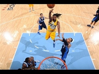 Kenneth Faried Assists Himself Off the Backboard