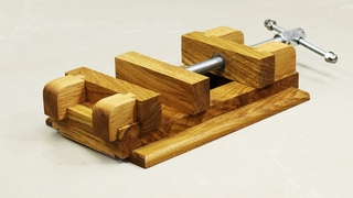 Making Drill Press Vise from Wood | Diy Wooden Vice