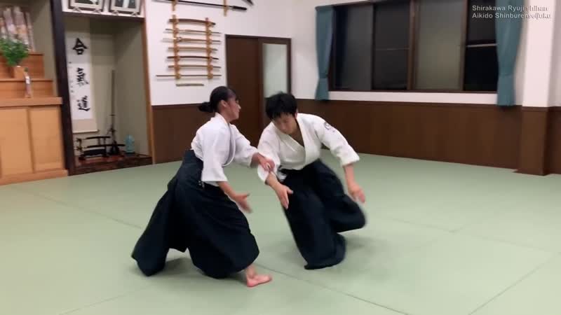 Aikido women daily practice 2 ( Momoko Abe aikikai 1st dan