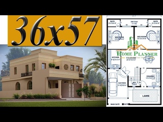 36x57 Best House Plan || Ghar ka Naqsha  || House Plan Ideas