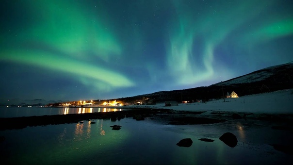 Aurora Sugoi, Aurora Borealis timelapse 1080p full HD Tromsø