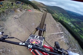 Dan Atherton Sends It Down the Hardline MTB Track | Red Bull Hardline: GoPro View