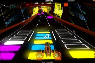 Я в Audiosurf под музыку Nero - Doomsday