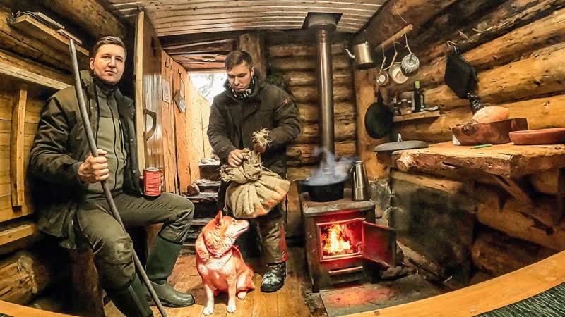 Строим ЗЕМЛЯНКУ ЗАЩИТА ОТ ЗВЕРЕЙ, НОВЫЙ ПОТОЛОК, ЕЛОВЫЕ