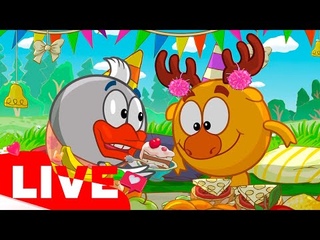 🔴 ПРЯМОЙ ЭФИР! LIVE Смешарики 2D. Новый сезон
