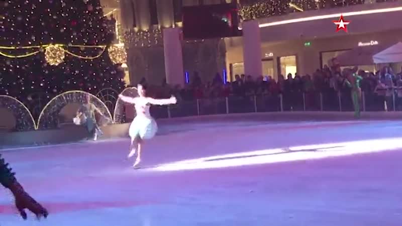 Алина в ТРК Vegas с фрагментом шоу Спящая