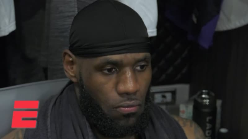 Le Bron James says Lakers 19 point comeback win is a step in the right direction, NBA