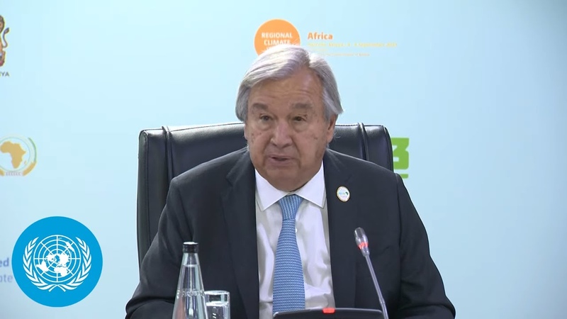 UN Chief António Guterres at Africa Climate Summit 2023, United