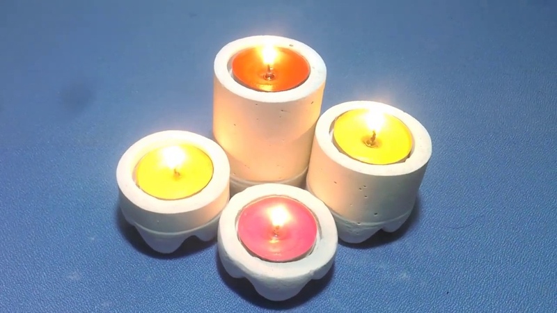 Cement Candle
