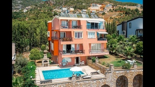 269000 Euro Cheap Sea View Duplex for sale Alanya Centrum  BES-1910