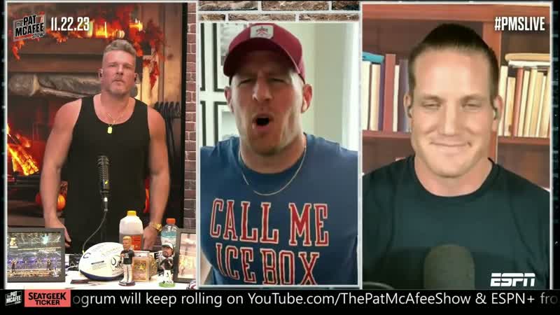 Pat makes REVENGE BUCKET after JJ says to throw his Stanley Cup replica , The Pat Mc Afee