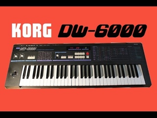 Korg DW-6000 Synthesizer Demo