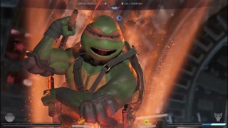 MICHELANGELO VS CHEETAH FINAL BATTLE EPIC INJUSTICE 2