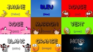 La Chanson des Couleurs  French Colors Song  Les Couleurs en Franais  Learn French Basics