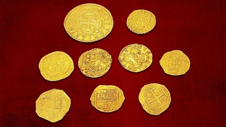 MONEDAS RARÍSIMAS DE ORO MACUQUINO EN UNA CONVENCIÓN