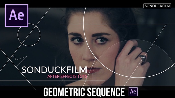 After Effects Tutorial: GEOMETRIC Sequence with Animated