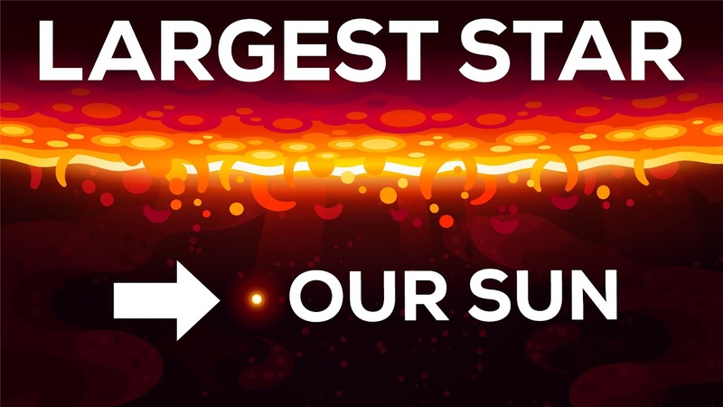 The Largest Star in the Universe Size